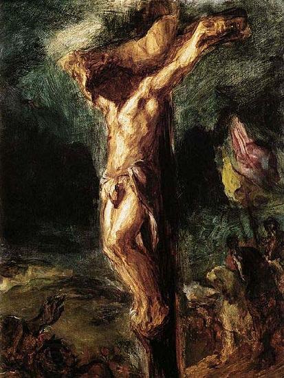 Eugene Delacroix Christ on the Cross oil painting picture